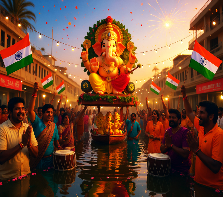 Ganpati Visarjan 2025-बप्पा की विदाई पर निकलेगी भव्य शोभायात्रा, तारीख और खास बातें यहाँ पढ़ें! 4 Ganpati Visarjan 2025