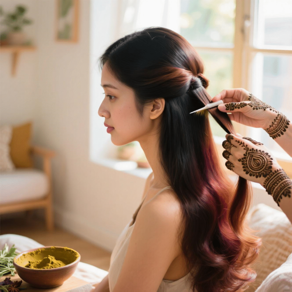 Which Hair Dye safe for sensitive skin pregnancy? 2 centre image