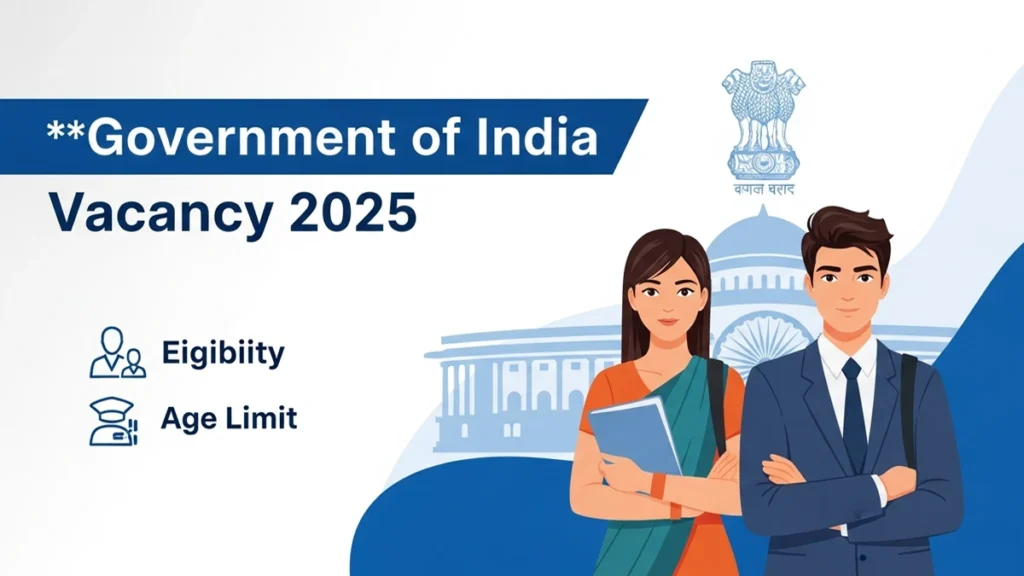 Government of India Vacancy 2025-Apply for Inspecting Officer and Assistant Posts Now 2 Government of India Vacancy 2025 - Eligibility Criteria