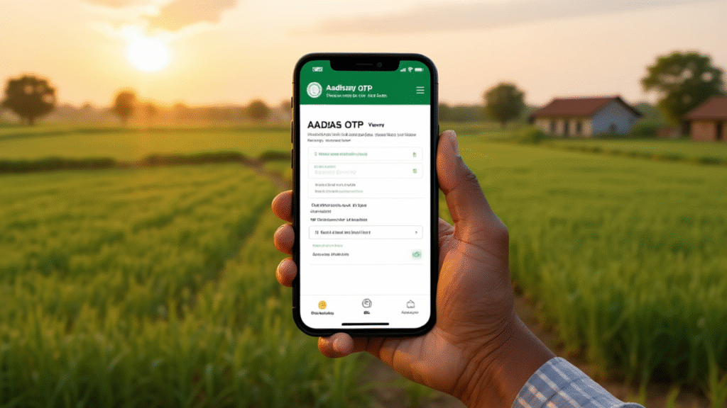 PM-Kisan Samman Nidhi Yojana 2025: किसानों के लिए खुशखबरी, कुछ को निराशा भी 3 PM-Kisan Samman Nidhi Yojana 2025 Farmer completing e-KYC verification online.