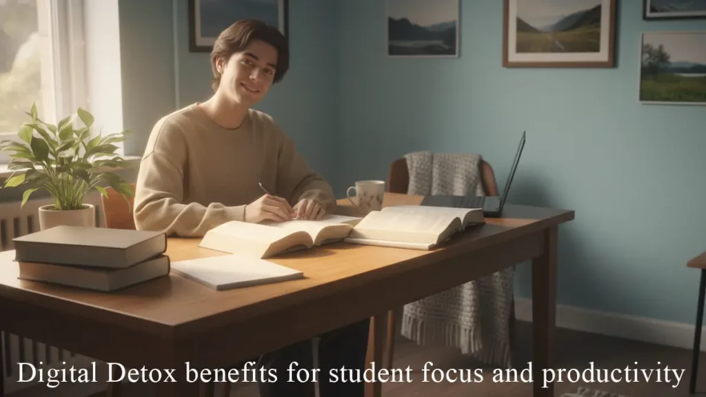Digital Detox for Students: Stress-Free Study Tips & Better Focus 4 Digital Detox benefits for student focus and productivity