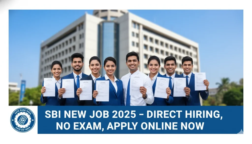 SBI New Job Notifiction 2025 – Direct Hiring, No Exam for Specialist Officers 2 SBI New Job 2025 Apply Online – State Bank of India New Recruitment Drive for Specialist Cadre Officers with Direct Interview Selection