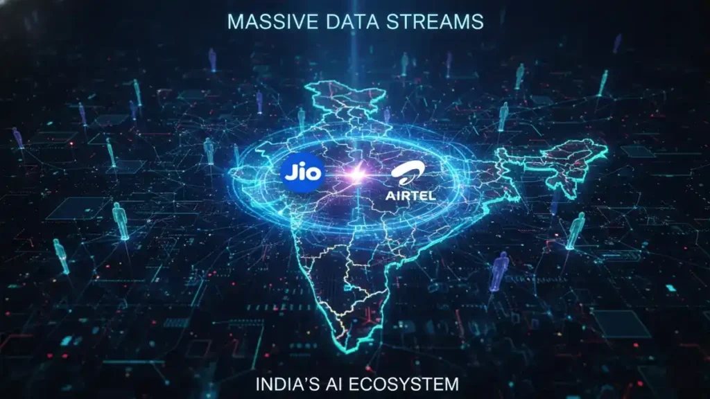Fearing an AI Bubble? क्या AI बबल फटने वाला है? भारत पर कैसा असर पड़ेगा 3 Fearing an AI Bubble? AI data ecosystem visualization