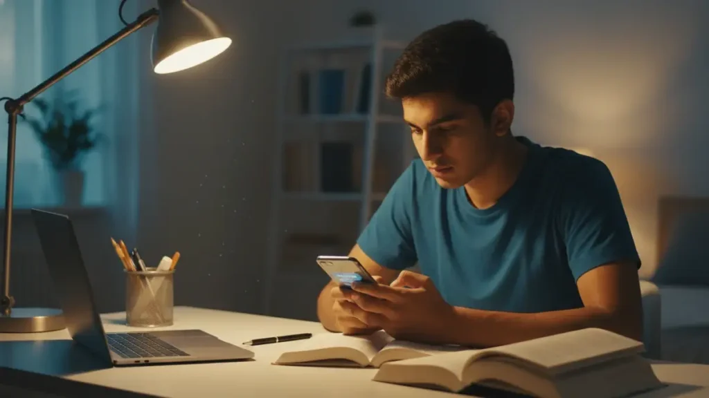 Mobile Addiction Control Tips for Students to Improve Focus and Study Better 2 Mobile Addiction से बचें notification off study