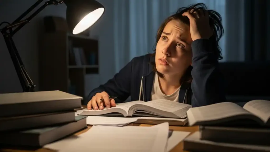 Board Exam Stress -कारण अभिभावक गलतियाँ छात्र चिंता सुझाव 2025 2 board exam stress child unable to focus on study