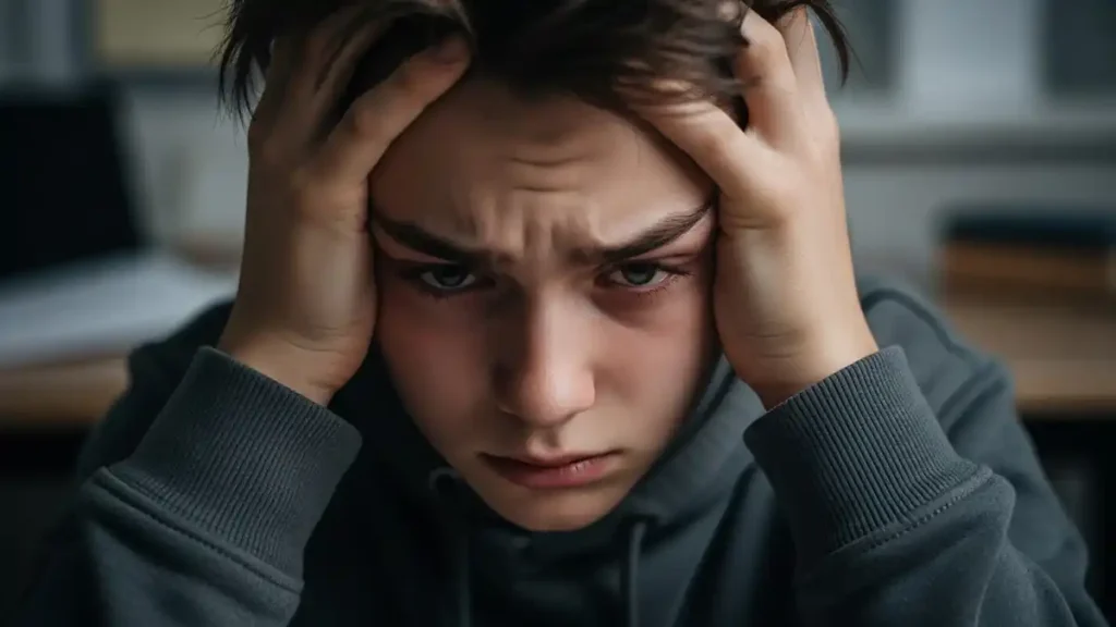 Board Exam Stress -कारण अभिभावक गलतियाँ छात्र चिंता सुझाव 2025 3 board exam stress visible signs of anxiety in teenager