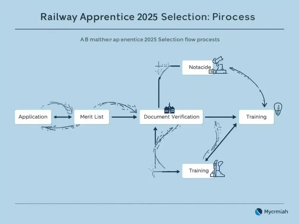 Railway New Vacancy 2025–26: 4116 पदों की बड़ी भर्ती शुरू, जानें पूरी जानकारी 3 Railway New Vacancy 2025 selection process chart