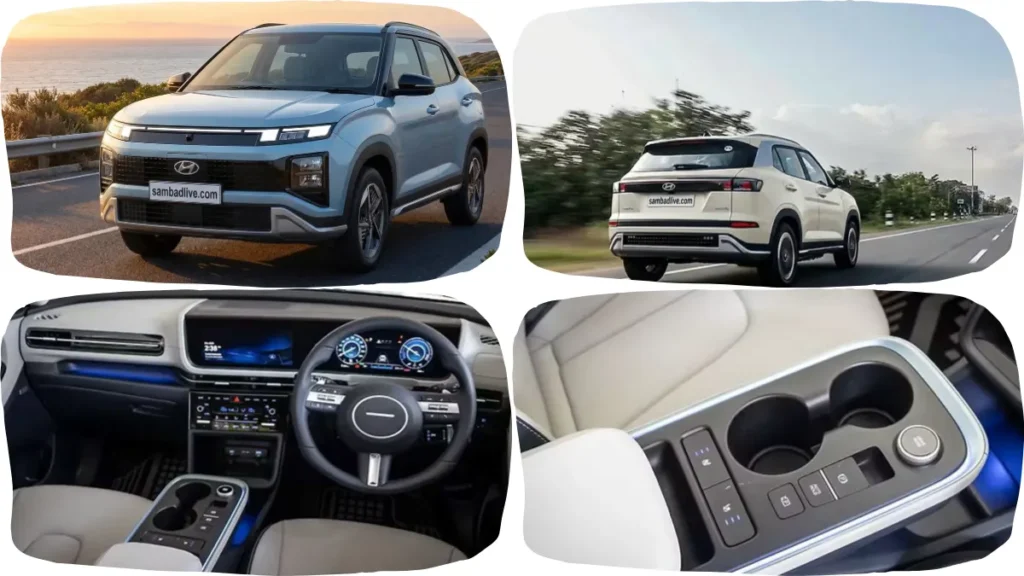 Hyundai Creta Electric Will Shock You With Its Range and Features 4 Hyundai Creta Electric with bold exterior design and modern interior featuring digital cockpit and center console.