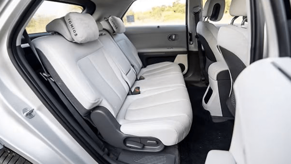 Hyundai Ioniq 5 Shocking Price and Range Details Revealed 4 Spacious Hyundai Ioniq 5 cabin with leather seats and dual-zone automatic climate control